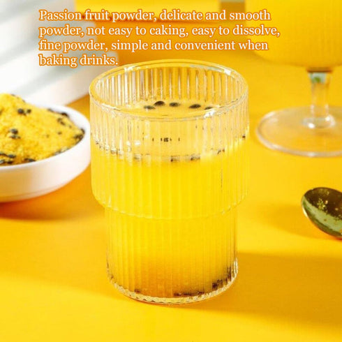 laweny 8.81oz,Suitable Passion fruit powder for baking, milk tea, and cold drinks, freeze-dried powder of passion fruit