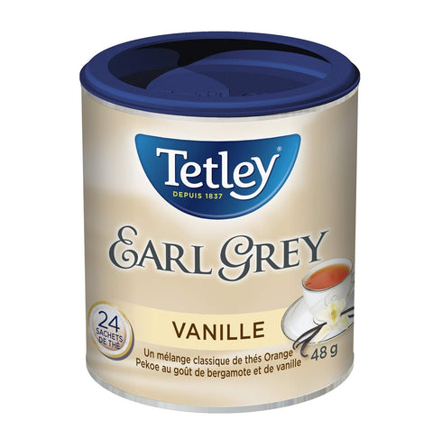 Tetley Tea Earl Grey Vanilla, 24 Round Tea Bags