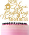 Gold Glitter New Home New Beginning New Memories Cake Topper, Sweet Home
