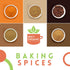 Set 4 Oz 100% SPICY ORGANIC Spice Gift | Each | Cinnamon, Ginger, Mace, Cardamom Powder & Whole Clove | Pure USDA