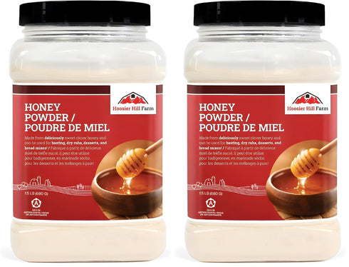 Hoosier Hill Farm Premium Honey Powder, 1.5LB (Pack of 2)