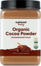 Nutricost Pantry Organic Cocoa Powder (1.5 Pounds Per Bottle) Non GMO, Gluten