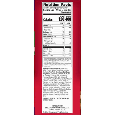 (8.8 oz 18 Pack) 3 Hamburger Helper Four Cheese Lasagna Value Size Pasta Meal - No Artificial Flavors, Ready in Easy