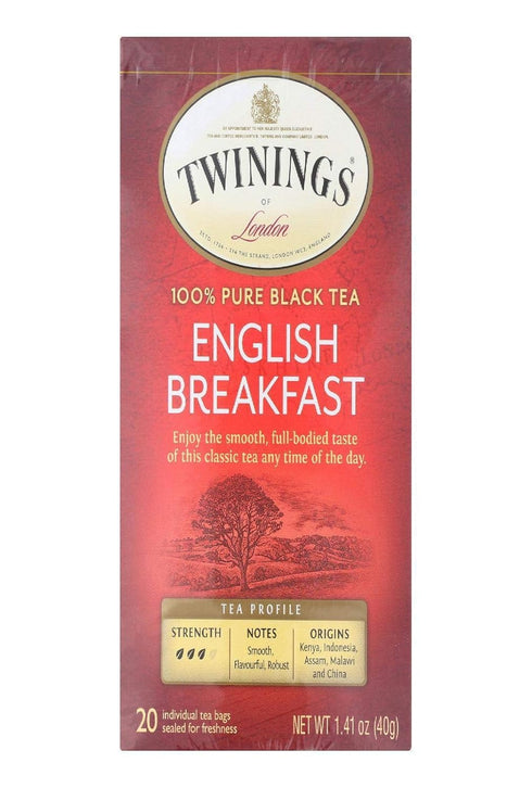 Twinings English Breakfast Tea, 20 Tea Bags