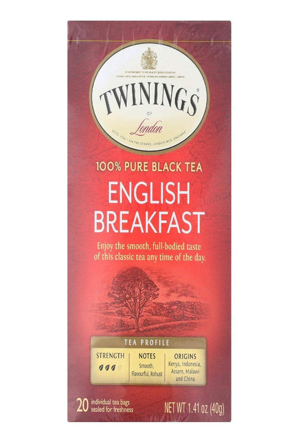 Twinings English Breakfast Tea, 20 Tea Bags