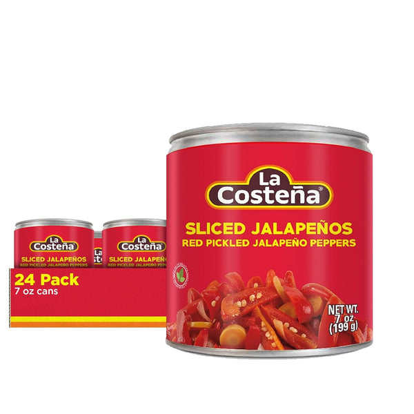 La Costea Sliced Red Jalapeno Peppers for Mexican Food, Jalapeno Salsa, Enchiladas,