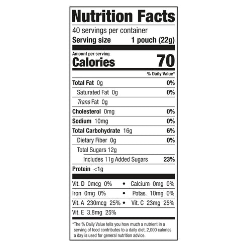 32 oz 40 Funables Fruity Snacks, Mixed Berry Flavored Snacks, ct