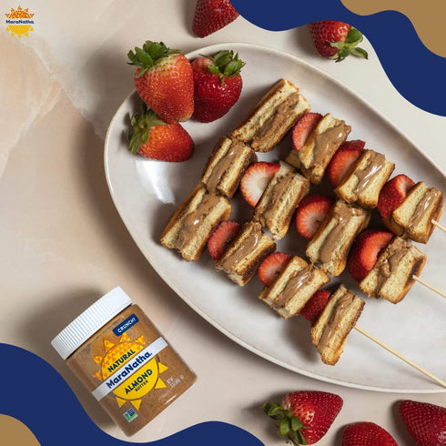 12 oz (Pack 2) MaraNatha No Stir Creamy Roasted Vanilla Almond Butter, Jar