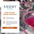 Rimming 3oz Snowy River Holiday Gingerbread Flavored Cocktail Sugar - All Natural Sugar for Stunning Drinks, Vibrant