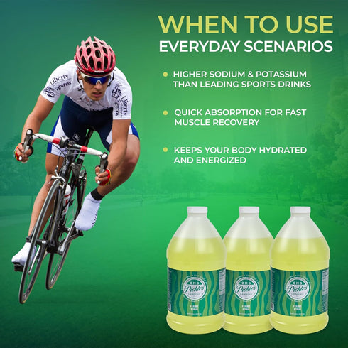 64 Oz OMG Pickles Dill Pickle Juice for Leg Cramps Natural Pickle Juice Sports Drink for Cramp Relief & Hydration