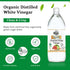 32 Oz (Pack 1) De La Rosa Organic Distilled White Vinegar, Raw & Unfiltered, Kosher for Passover, Vegan & Gluten Free