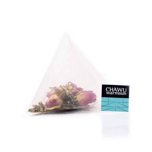 ChaWuWarmSun Rose & Jasmine Tea Bags, 16 Tea Bags, 8 Count/Box (Pack of 2)