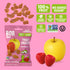 Gummy 12-Pack (480g), Bob Snail Fruit Bites Apple Raspberry flavor, Real Fruit Snacks with No Added Sugar, Vegan