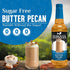 25.4 oz 0 Syruvia Sugar-Free Butter Pecan & Pistachio Syrup - fl Premium Coffee Flavoring Syrup. Calories, Kosher