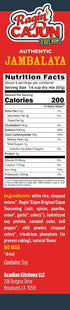 8 (Pack 6) Ragin' Cajun Authentic Jambalaya Mix, No MSG, Ounces