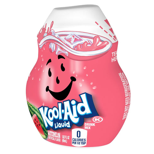 1.62 oz Kool-Aid Liquid Watermelon Artificially Flavored Soft Drink Mix, fl Bottle