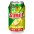 Sumol 11.15 oz (Pack 24) Pineapple Sparkling Juice Beverage, Real Fruit Pulp, Imported from Portugal, Cans