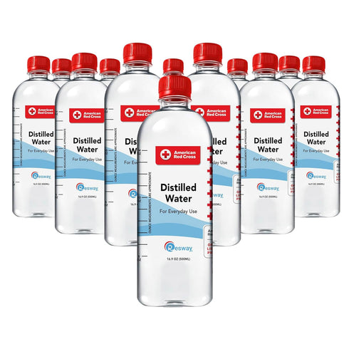 Resway American Red Cross Distilled Water 16.9 fl.oz. | General Multi-Use |