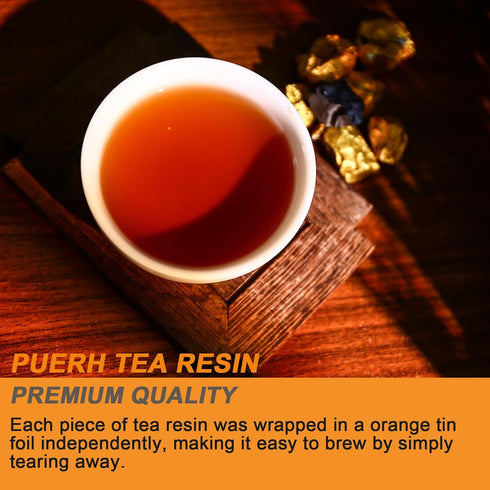 2009 3.53oz 100g FullChea - Pu-erh Tea Resin - Instant Tea Resins - Chagao Aged Fermented Yunnan Ripe Pu Erh, Medium