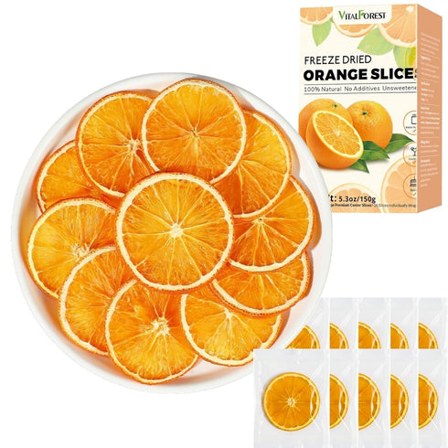 Dried Orange Slices for Cocktails 5.29oz Dehydrated Orange Slices, 6g 7cm Large