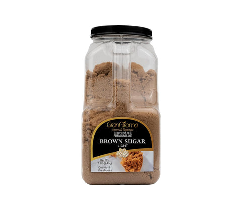 GranAroma Light Brown Sugar, Baking & Desserts, Cane Molasses, Pantry Staple (7.5