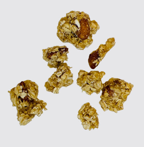 24 oz Lauras Gourmet Granola Clusters, Honey Roasted Peanut, Bag Organic, Vegan, Non-GMO, Gluten-Free, Sweet & Salty