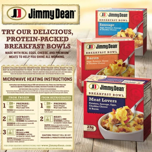 JIMMY DEAN At The Neighborhood Corner Store JIMMY 9 OZ PACK 3 DEAN BREAKFAST SANDWICH SAUSAGE, EGG & CHEESE BISCUIT