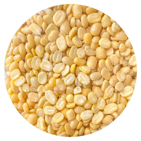 2 (Pack 1) ROM AMERICA Premium Peeled Yellow Mung Beans Split Hulled Dried Moong Dal Lentils - Vegan Vegetarian Easy