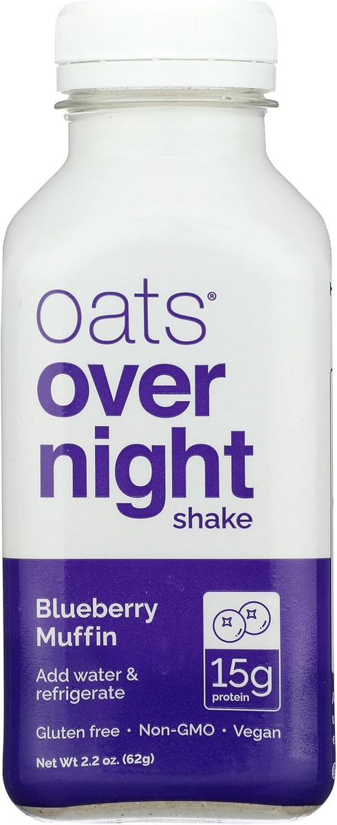 Oats Overnight Blueberry Muffin Overnight Oats Shake, 2.2 OZ