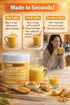 30 (30 125 Organic Turmeric Latte Golden Milk Servings - Organic Lion's Mane, Turkey Tail Mushroom Extracts, Cinnamon