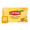 Lipton Lemon Ginger Tea Bags, caffeine free Tea, Refresh Fruit and Herbal