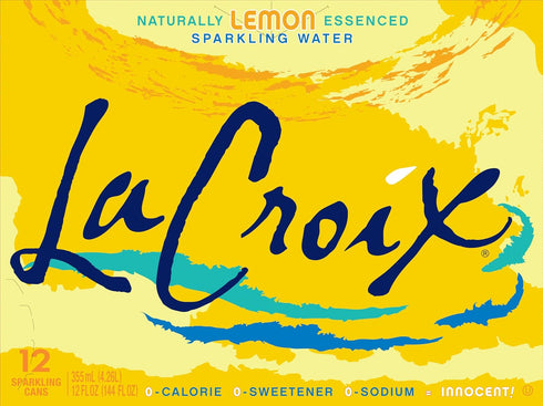 12 Oz, 12 Pack La Croix, Water Sparkling Lemon, Fl