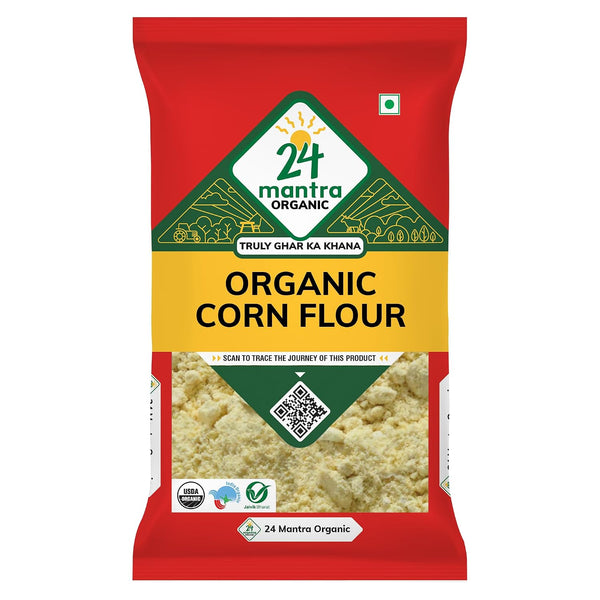 24 Mantra Organic Corn Flour (500 G (Pack Of 1))