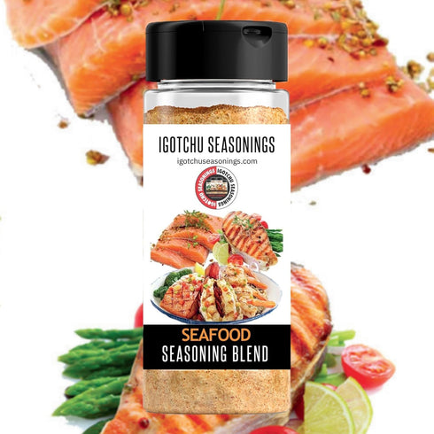 Igotchu Seasonings - Seafood Seasoning, All Purpose Fish & Shrimp Seasoning Blend