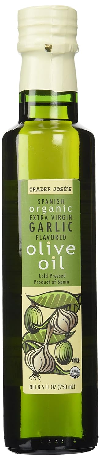 Trader Joe's Jose's 100% Organic Spanish Extra Virgin Garlic Flavored Cold Pressed