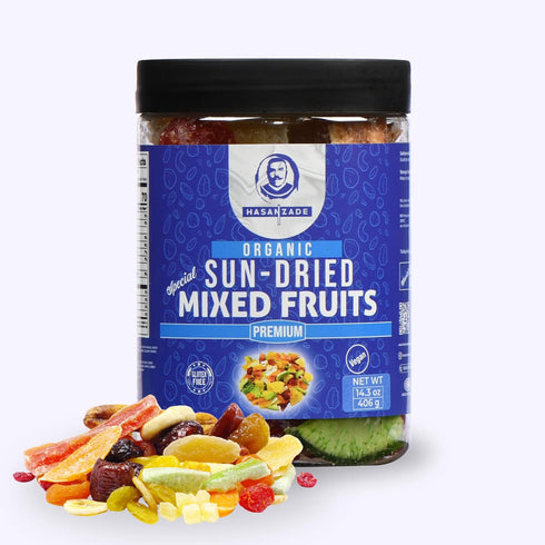 HASANZADE Dried Fruit Mix Organic Vegan Gluten Free Healthy Snacks Dried Fruit