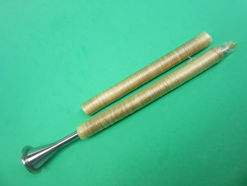 Smokehouse Chef 17 mm 18 lbs 2 pack. LONG SLIM snack stick casings for homemade snack Slim Jim sausage. Just add beef