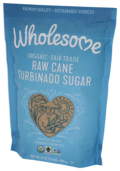1.5 lb (Pack 2) Wholesome Sweeteners, Granulated Amber Sugar
