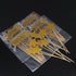 WARMBUY Gold Glitter Cupcake Cake Toppers, Double Sided Stars, 50 Pack