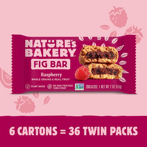 2 Oz, 6 Nature's Bakery Raspberry Fig Bars, Ct