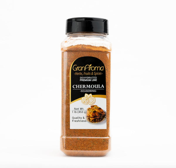 GranAroma Chermoula Seasoning, Moroccan Cuisine, Seafood Spice, Flavorful Spice Blend (1 Pound)