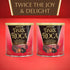 Pack 2 10oz Almond Roca of Canisters - Individually Wrapped Dark Chocolate Candy - Buttercrunch Toffee with Almonds