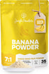 Jungle Powders Banana Powder for Smoothies 5 Ounce Bag Freeze Dried Banana