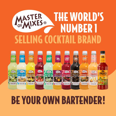 1 (33.8 Master of Mixes Mango Daiquiri / Margarita Drink Mix, Ready to Use, Liter Bottle Fluid Ounces)