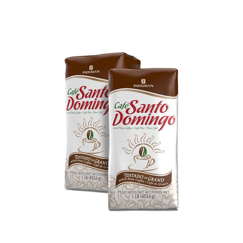 Caf Santo Domingo, 16 oz Bag, Whole Bean Coffee, Medium Roast -