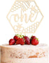 Huray Rayho Bumble Bee One Cake Topper for First Birthday, Honey Bee Theme Party Decoration