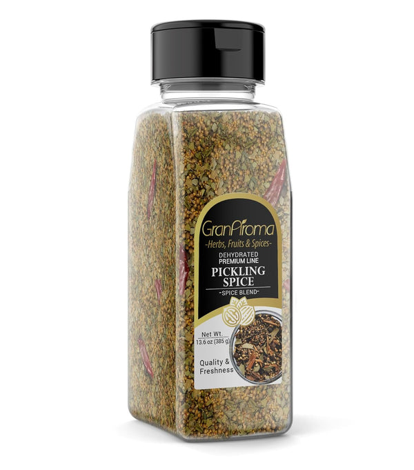 GranAroma Pickling Spice Blend, 13.6 oz, Savory for Corned Beef & Vegetables