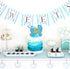 Blue Glitter It's a Boy Cake Topper for Baby Shower, Baby Boy Birthday Party Sign, Gender Reveal Decoration Supplies