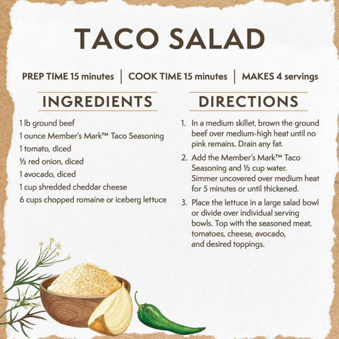 Generic 23 oz, M M Taco Seasoning Blend, All-Purpose Mexican Spice Mix for Chicken, Pork, Beef