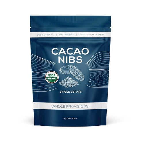 One Farm by WAAYB Organic Cacao Nibs, Single Estate, Non-GMO, Fair-Trade, Vegan,
